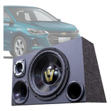 Caixa Som Automotivo Trio Completa Subwoofer Gm Onix Prisma