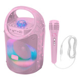 Caixa Som Hello Kitty Karaoke 60w Microfone Bluetooth