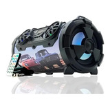 Caixa Som Portátil Bluetooth Canhão Fm Mp3 Amplificada 4vias