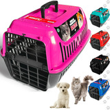 Caixa Transporte N2 Cães E Gatos Pequeno Porta Com 4 Travas