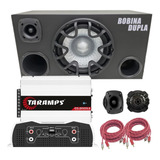 Caixa Trio Bravox Uxp 12pol 55l Taramps Ds800x4 D200x St200