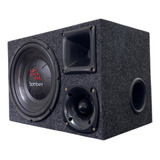 Caixa Trio Completa 10 Pol Subwoofer Bomber Upgrade 850w Som