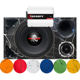 Caixa Trio Hard Power Woofer 12 Pol Módulo Taramps 800w