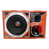 Caixa Trio Jbl Amplificada Personalizada 600 Watts Carro 12v