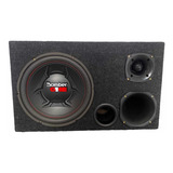 Caixa Trio Som Carro Automotivo Bomber One 400rms + Conector