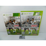 Caixa Vazia E Manual Pes 2012 Xbox 360 - S/ Jogo - Loja Rj
