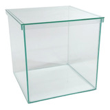 Caixa Vidro Transparente Exposição Colecionador 20x20 Cm