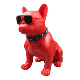 Caixinha De Som Bluetooth Portátil Formato Bulldog Cachorro