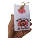 Caixinha Embalagem Jesus Te Ama Lembrancinha Evangeli - 30un