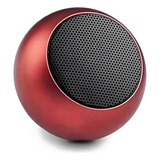 Caixinha Som Bluetooth Tws Metal Amplificada Mini Speaker 3w Cor Vermelho Voltagem 110v/220v (bivolt