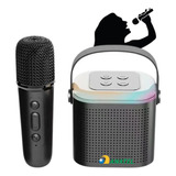 Caixinha Som Karaokê Infantil C Microfone Bluetooth Anatel