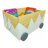 Caixote Baú Toy Box G Organizador De Brinquedos Com Rodinhas