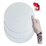 Cake Board 3mm Redondo 10 Unid 20cm, 20 Unid 25cm E 10 Unid 30cm