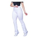 Calça Bailarina Flare Suplex Cintura Alta Promoção