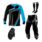 Calça Camisa Roupa Motocross Trilha Pro Tork Insane X + Luva