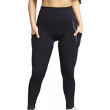 Calça Ciclismo Feminina Pad Gel Tri Tecido Emana C/ Bolsos