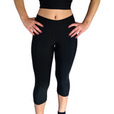 Calça Corsário Cós Academia Fitness Lisa Suplex Pp Plus Size