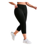 Calça Corsário Plus Size Cintura Alta Suplex G1, G2, G3 E G4