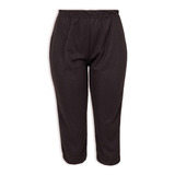 Calça Feminina Corsário Helanca Capri Lisa Elástico Senhora