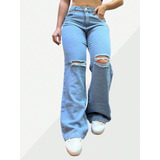 Calça Feminina Wide Leg Moderna Fashion Moda Blogueira