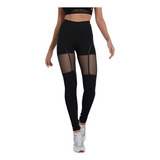 Calça Fitness Preta Poliamida Feminina - Cal5440