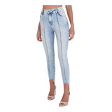 Calça Jeans Cropped Jegging Feminina Lado Avesso Ref. 116083