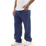 Calça Jeans Masculina Grossa Para Trabalho Boca Larga Balão