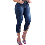 Calça Jeans Modeladora Capri Skinny Corte Exclusiva