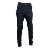Calça Jeans Moto Proteção Joelhos Quadril Resistente À Água