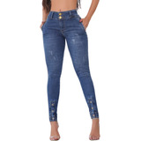Calça Jeans Oxtreet Cós Alto Chapa Barriga Levanta Bumbum