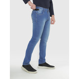 Calça Jeans Skinny Masculina Com Bolso Celular