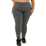 Calça Leg Plus Size Forrada/ Flanelada Feminina Grossa 