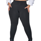 Calça Legging Plus Size Leg Suplex Cós Duplo Lindas Promoção