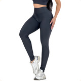 Calça Legging Suplex Liso Leg Reforçada Uniforme Volta Aula