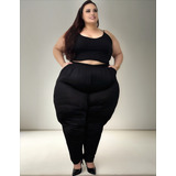 Calça Lisa Liganete Plus Size Tamanhos Especiais Premium.