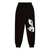 Calça Moletom Preta Com Estampa Silêncio Estilo E Atitude