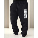 Calça Moletom Punho Ultimate Estilosa Casual Moda Conforto