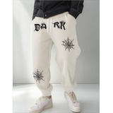 Calça Moletom Unissex Jogger Moda Streetwear Estampa Teias