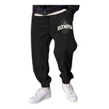 Calça Olympia Moletom Flanelada Masculina Estilo Jogger