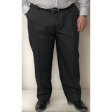 Calça Social Masculina Tamanho Especial Em Oxford Plus Size