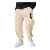 Calça Top Moletom Flanelada Unissex Streetwear Moda Coreana