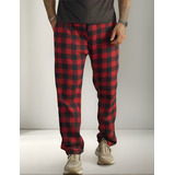 Calça Xadrez Masculina Feminina Boca Larga Stretwear Flanela