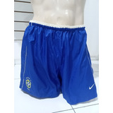 Calção Da Seleção Brasileira Nike Original Da Época 2001