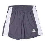 Calção Feminino Topper Stripe Cinza/branco
