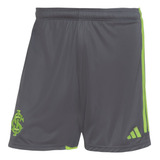 Calção Futebol adidas Internacional 3 2023 Cinza Masculino