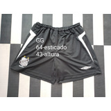 Calção Santos Anos 90 Preto/branco Umbro 