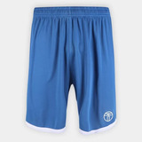 Calção Topper Road Iii Masculino - Azul+branco Com Cadarço