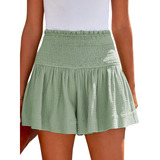 Calções Femininos, Calças Curtas, Cintura Alta, Casual, Desi