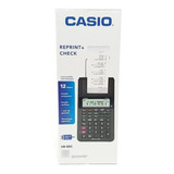 Calculadora Casio Hr-8rc Bk - Bobina/ Bivolt/ Nf E Garantia