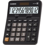 Calculadora Compacta De Mesa 12 Dígitos Dx-12b Casio Cor Preto